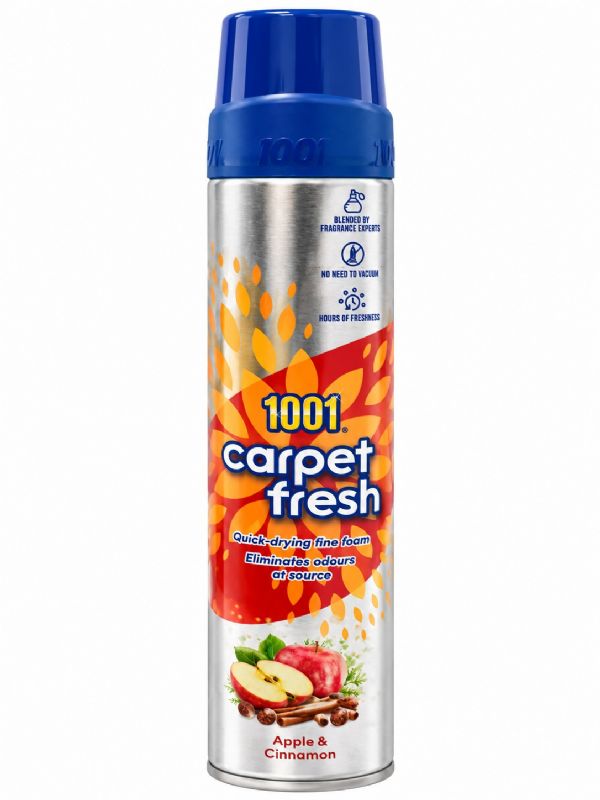 Photo of 1001 Carpet Fresh Apple & Cinnamon Spray Pk6