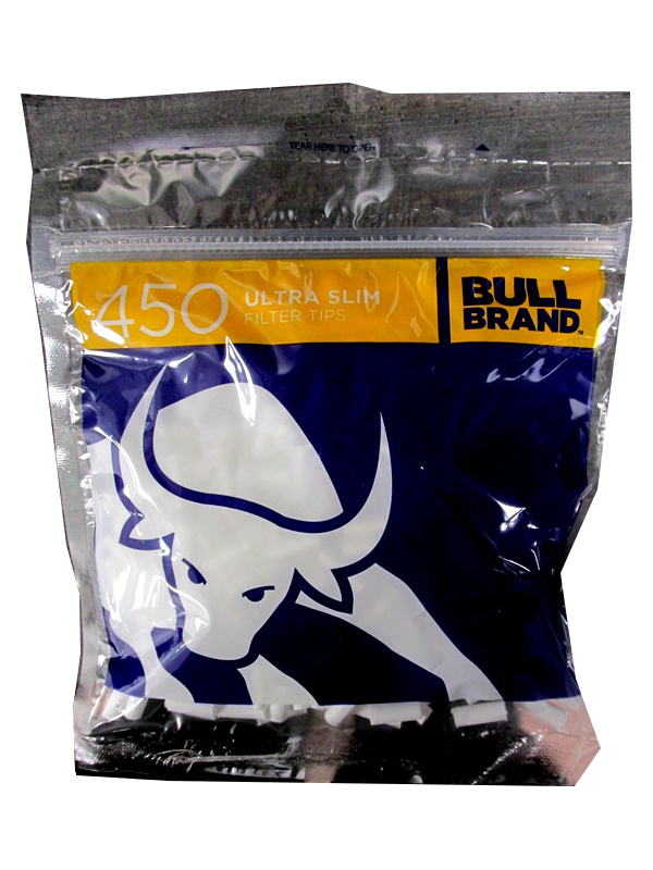 Image of Bull Brand  Ultra Slim Filter Tips Pk20x450'S