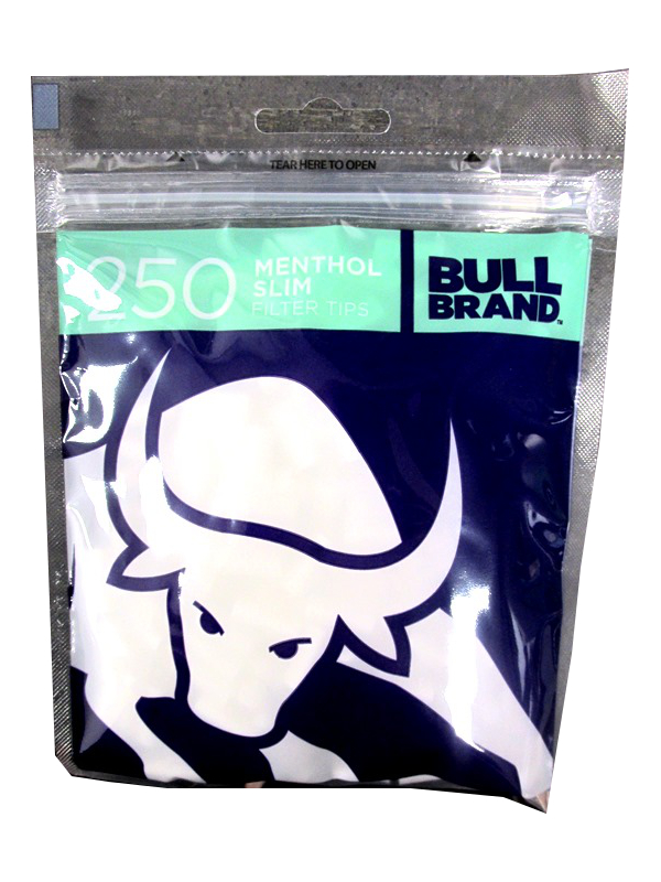 Image of Bullbrand Filter Tips Slim Menthol Pk20x250'S