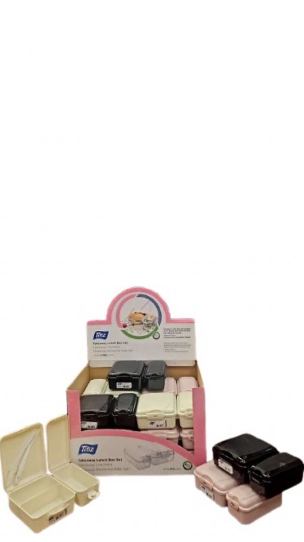 Photo of Takeaway Lunch Box Set 3 Asst Pk16