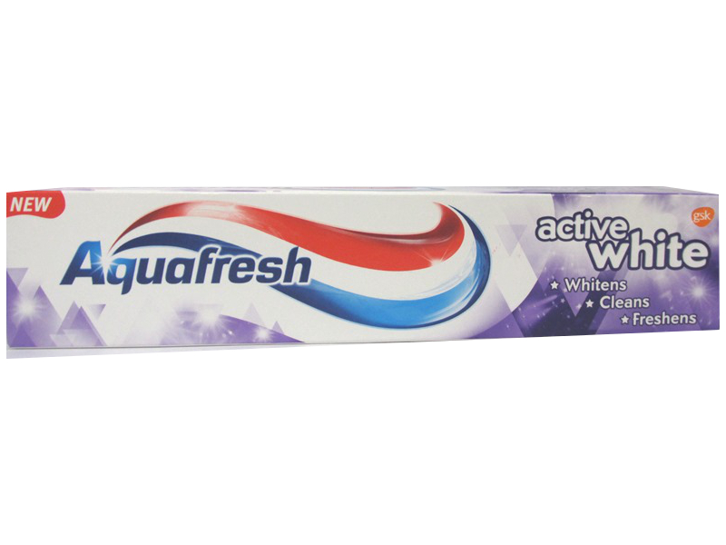 Image of Aquafresh Active White Toothpaste 12x125ml