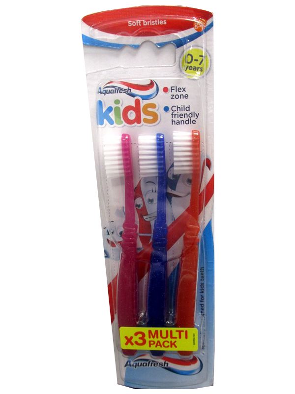 Image of Aquafresh Kids Toothbrush Pack 12 X3'S