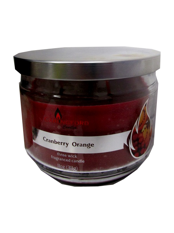 Image of Carlingford Premium Cranberry Candle Pk6x11oz