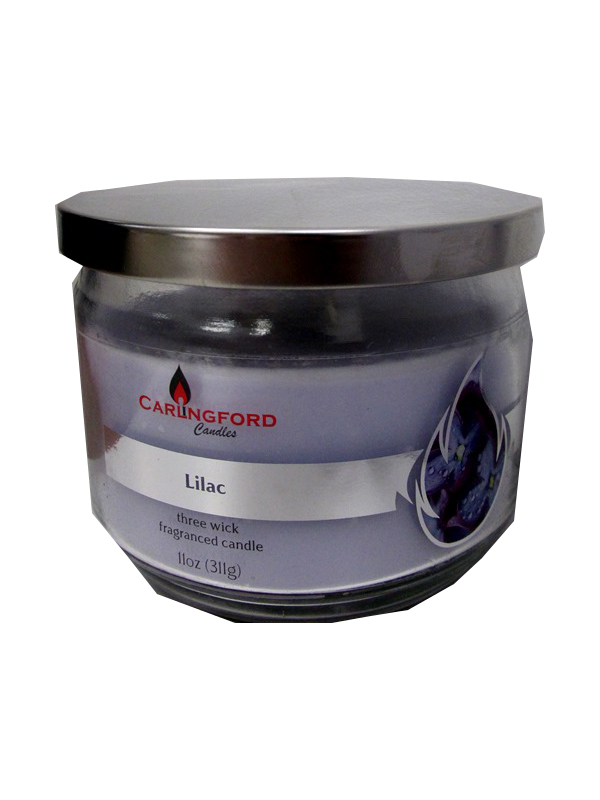 Image of Carlingford Premium Lilac Candle Pk6x11oz