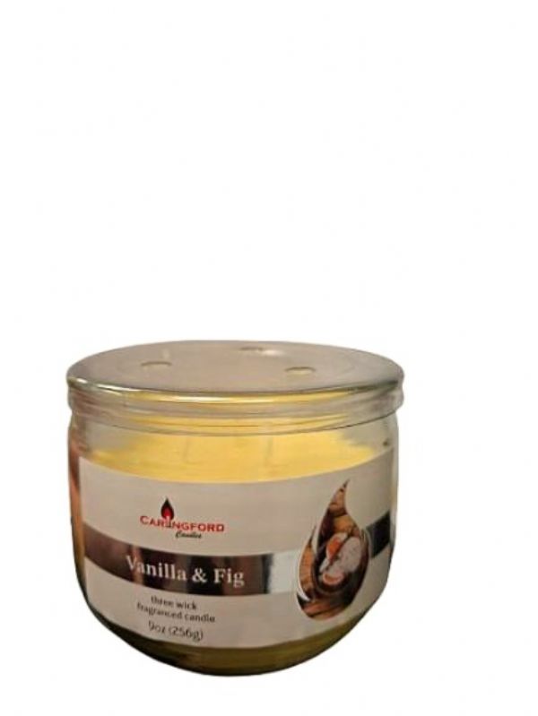 Photo of Carlingford Vanilla & Fig 3 Wick Candle   Pk6