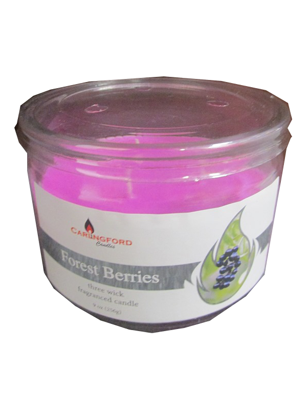 Image of Carlingford 3 Wick Forest Berries Candle  Pk6