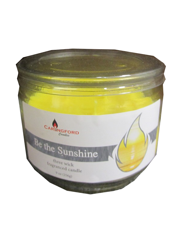 Image of Carlingford 3 Wick Be The Sunshine Candle Pk6
