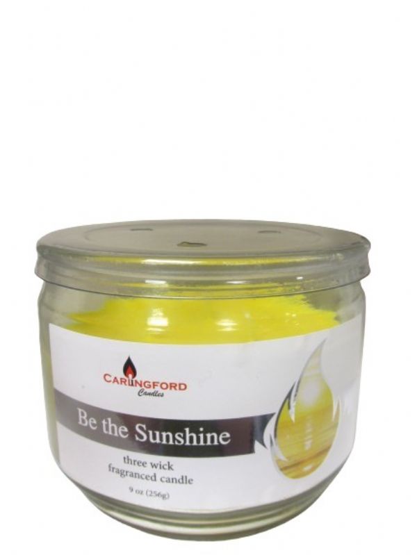 Image of Carlingford 3 Wick Be The Sunshine Candle Pk6