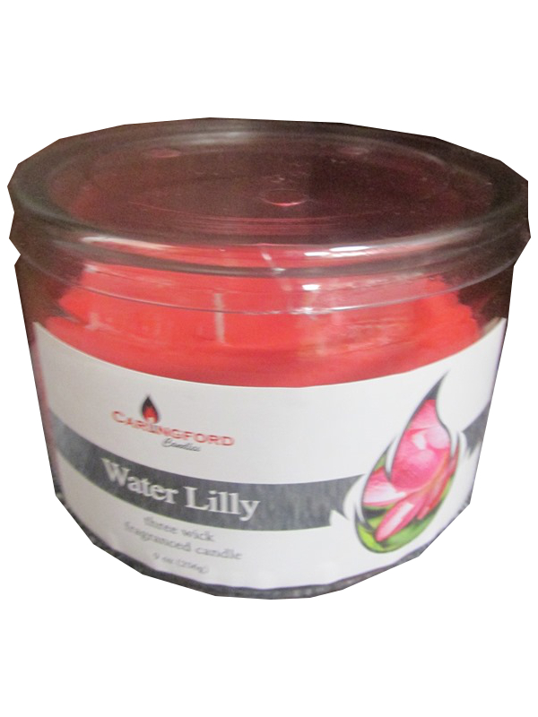 Image of Carlingford 3 Wick Water Lilly Candle Pk6