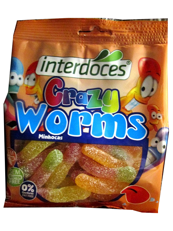 Image of Crazy Worms Sour Pk18x90g