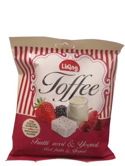 Image of Liking Premium Toffee Yogurt Fruits Pk24x135g