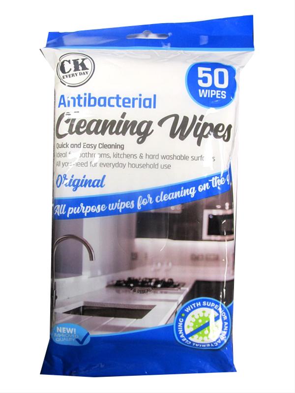 Image of Original Anti Bacterial Wipes Pk24x50'S