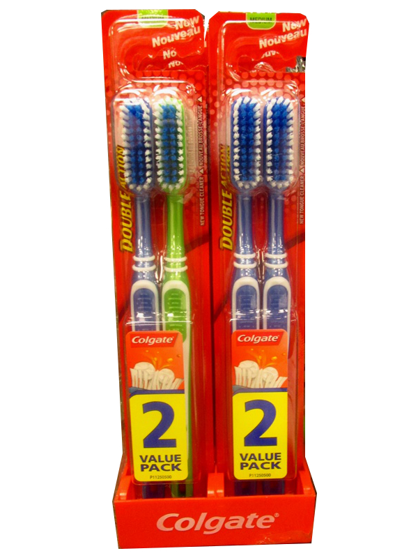 Image of Colgate Double Action Tooth Brush Pk12x2'S