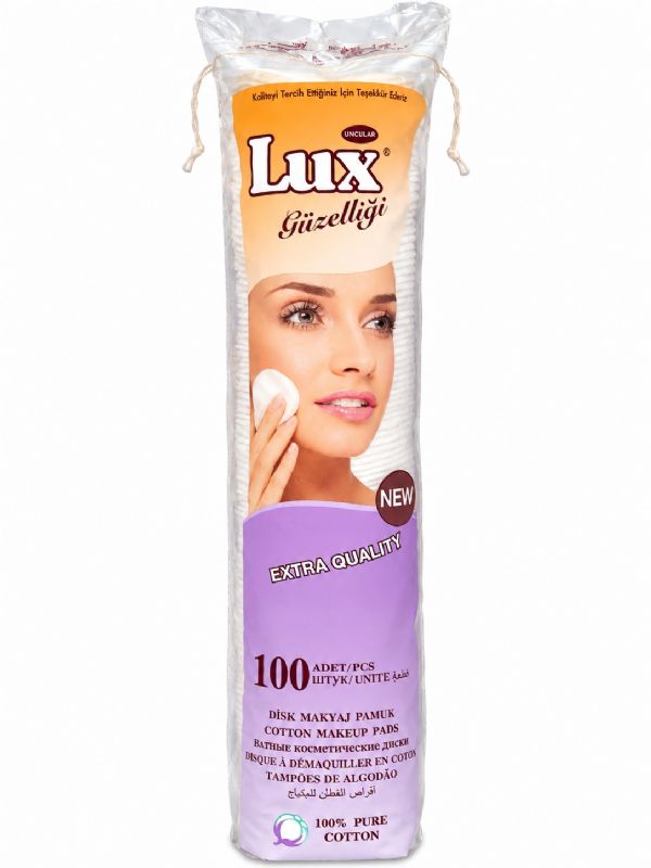 Photo of Lux 100's Cotton Pads  Round Makeup Pk24x100