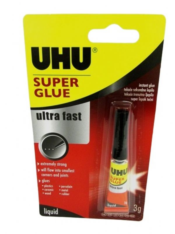 Image of (inner) Uhu Superglue Ultra Fast Pk12 41001