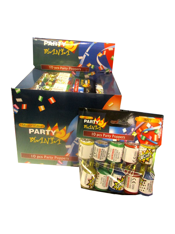 Image of *inner* Party Poppers Pk12x10'S
