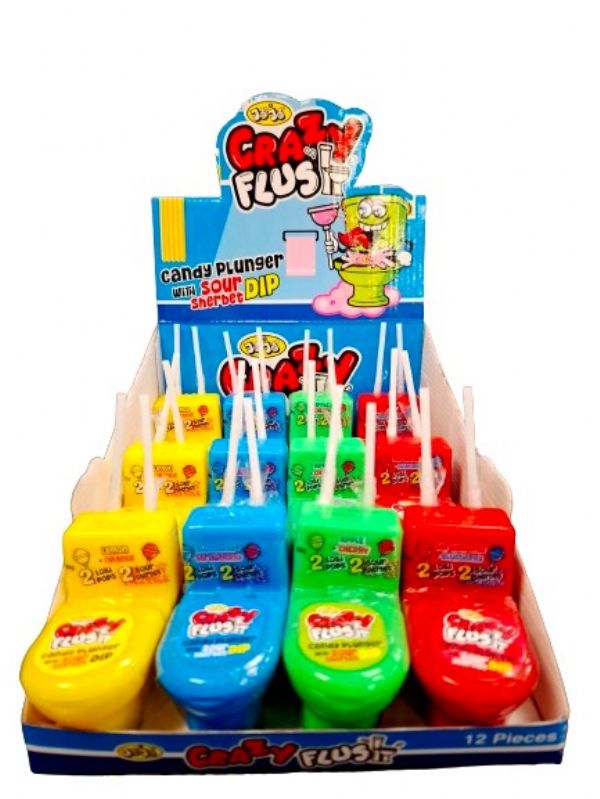 Photo of Crazy Flush Twin Lolly Pop Dip  Pk12
