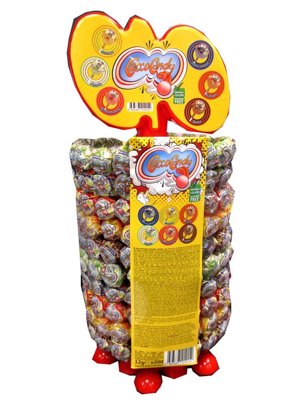 Image of Lolly Wheel Counter Unit Asst Flavours 200pk