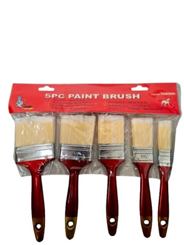 Photo of 5pc Paint Brush Set Pk12