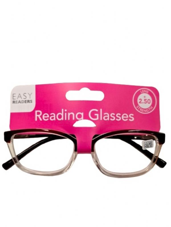 Photo of Heavy Frame Reading Glasses +2.50 Pk12