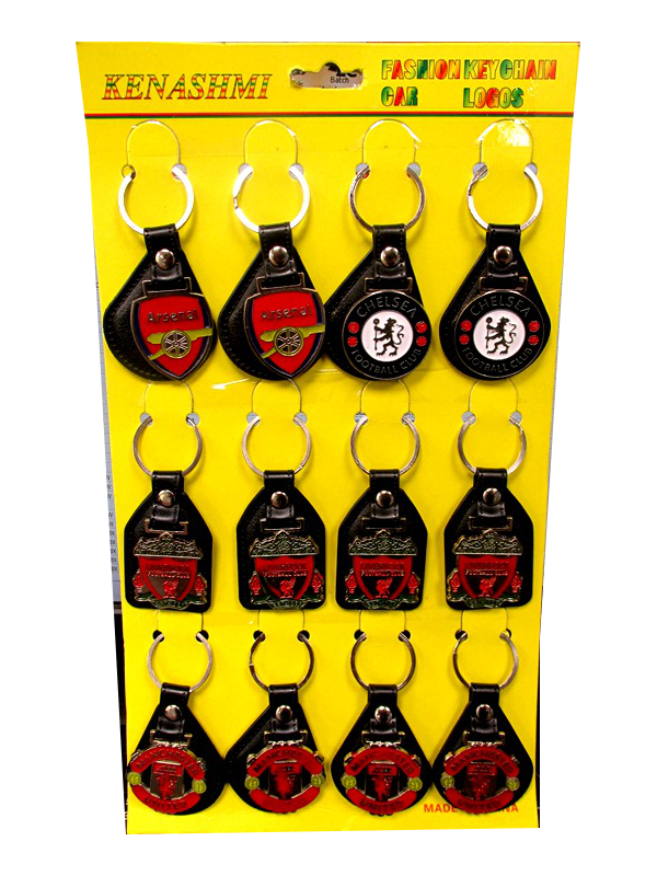 Image of Key Ring Football Clubs Pk12 Md4064