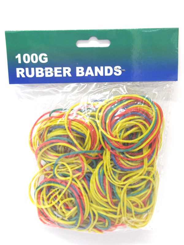 Image of Rubber Bands 100g Each  Md4287