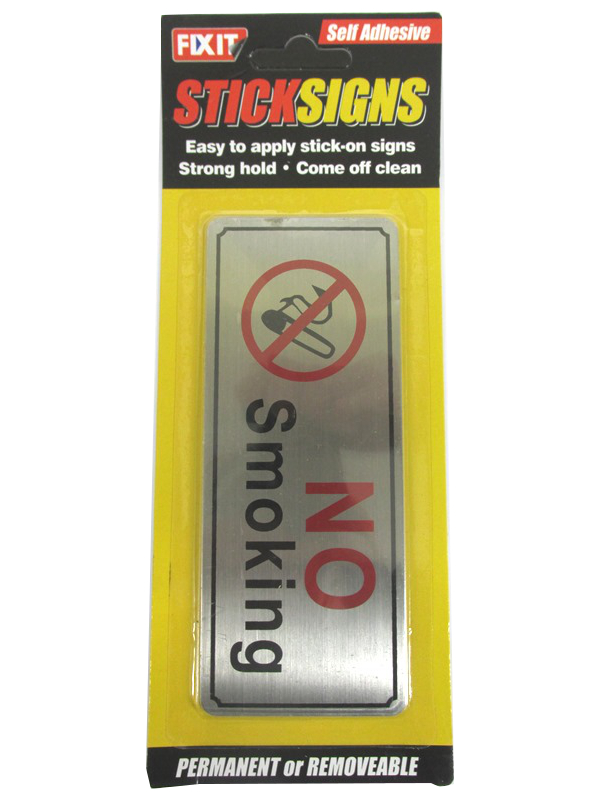 Image of No Smoking Sign Pk12 Md4295