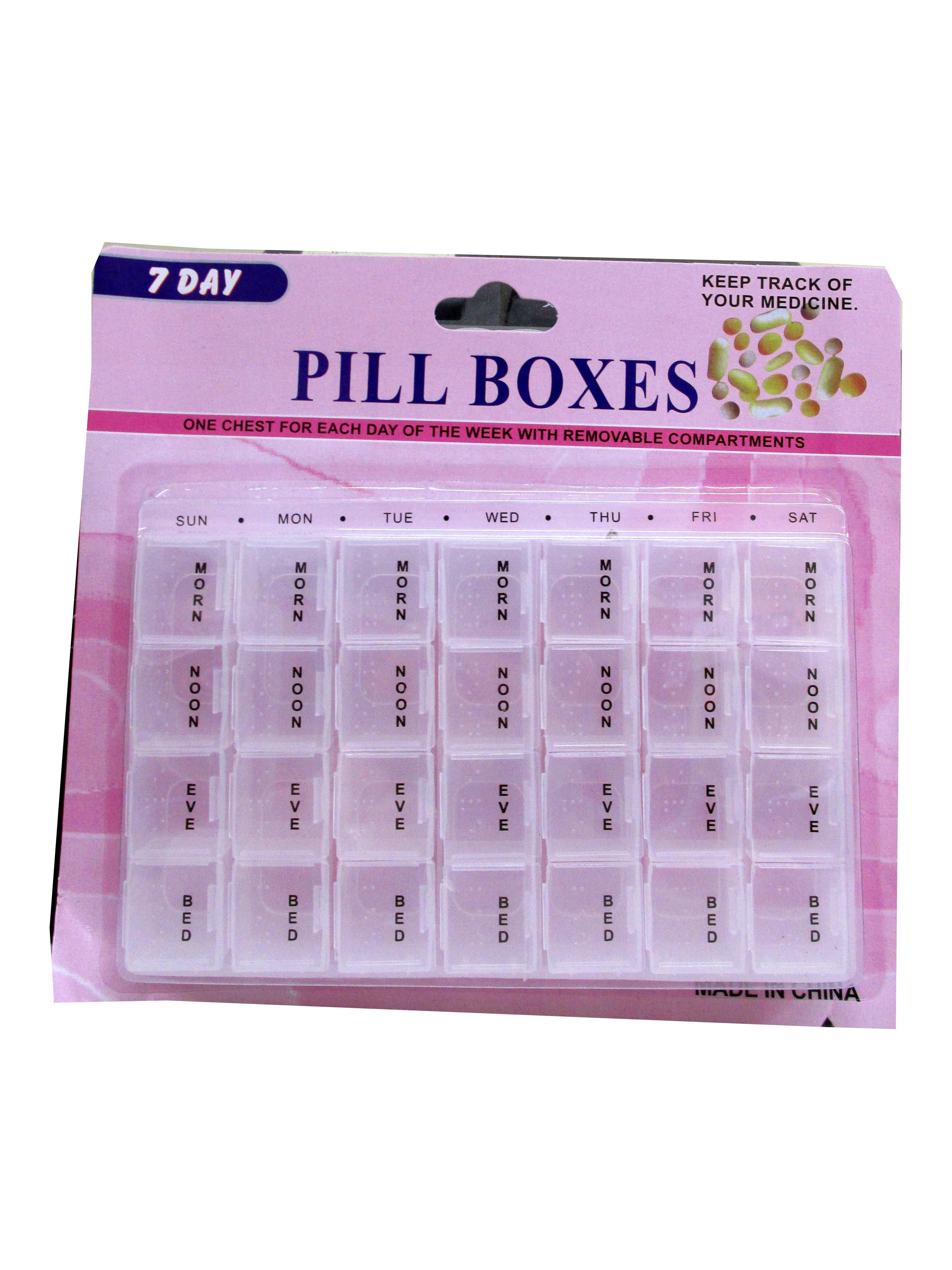 Image of Pill Box 7 Days Pk12