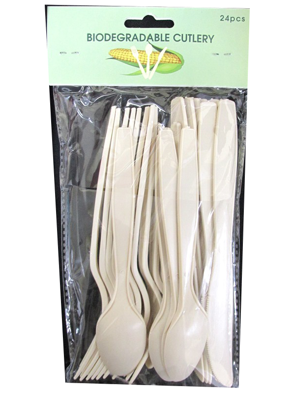 Image of Biodegradable Cutlery Pk24x24'S
