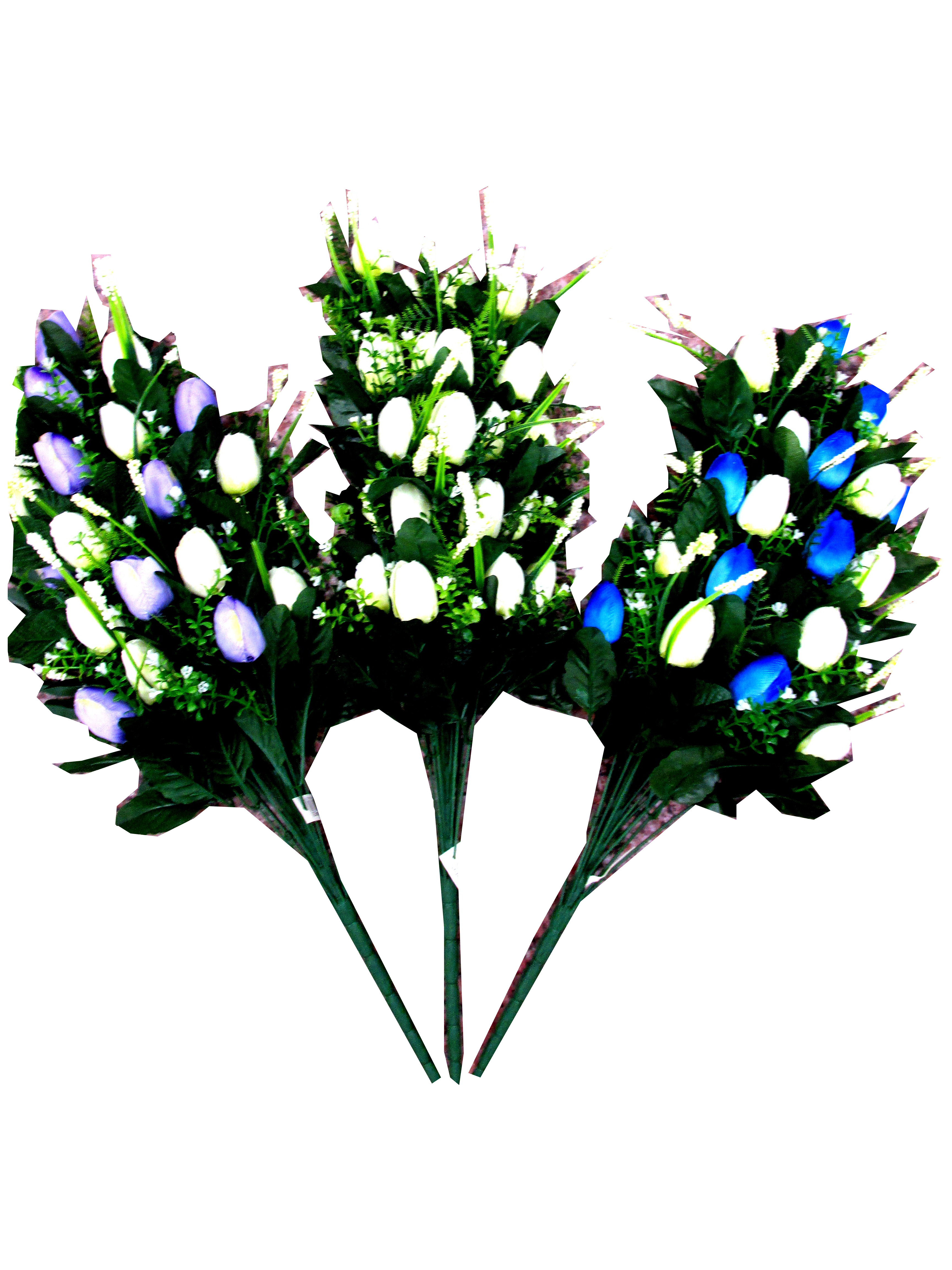 Image of Lge Tulip Bouquet Gyp/grass  Pk12