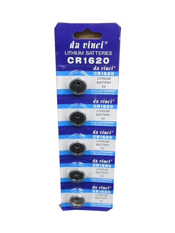 Image of Lithium Batteries 20x5's Cr1620 3 Volt Md4851
