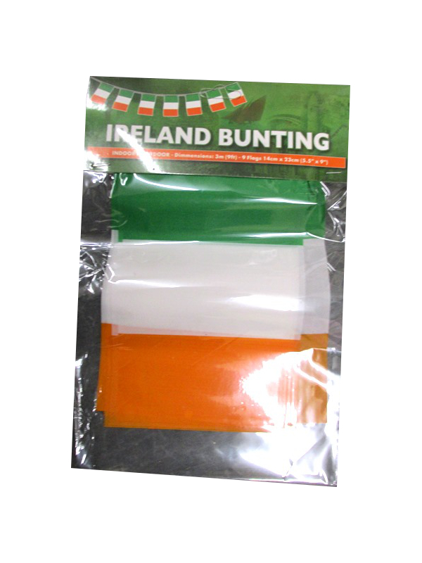 Image of Ireland Bunting Flag 3m Pk24 Not Belfast