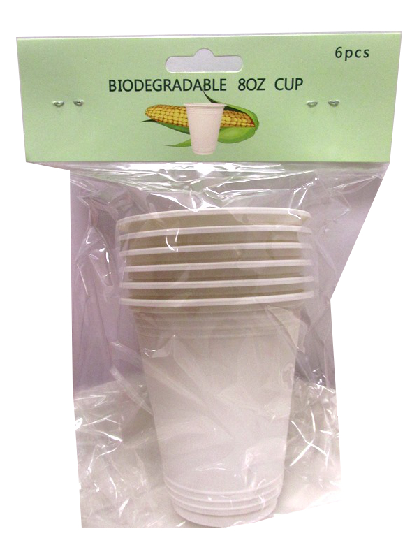 Image of Biodegradeable Cup 8oz Pk24x6'S