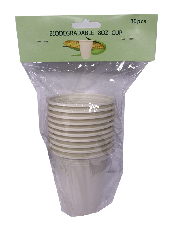 Image of Biodegradeable Cup 8oz/240mls  Pk24x10'S