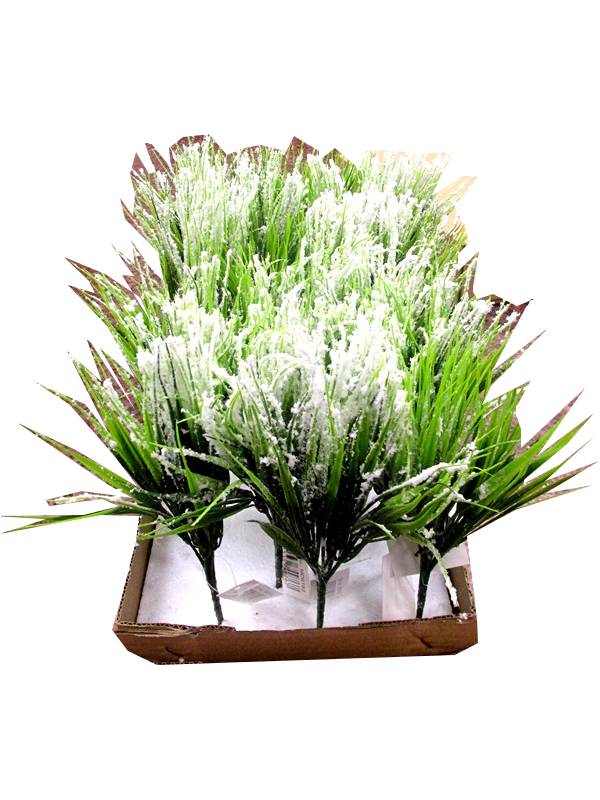 Image of Frosted Grass Leaf Bunch Pk24