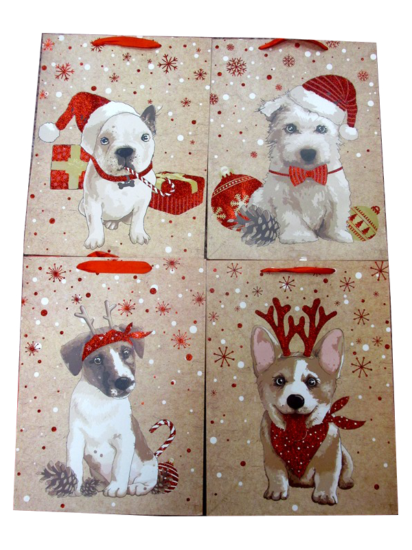 Image of Canine Christmas Gift Bag Ex Large Pack 12