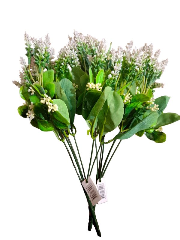 Photo of White Lavender Bunch  Pk48