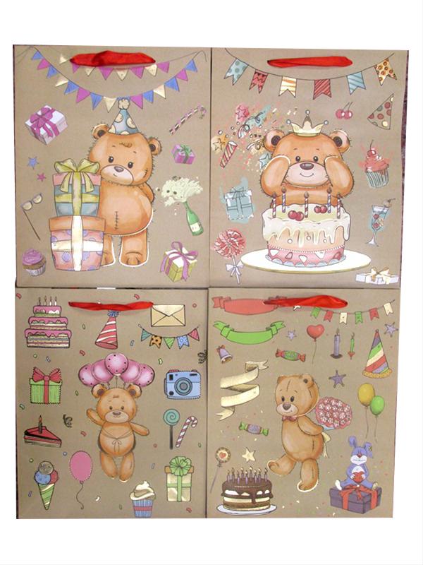 Image of Large Teddy Gift Bag Pk12