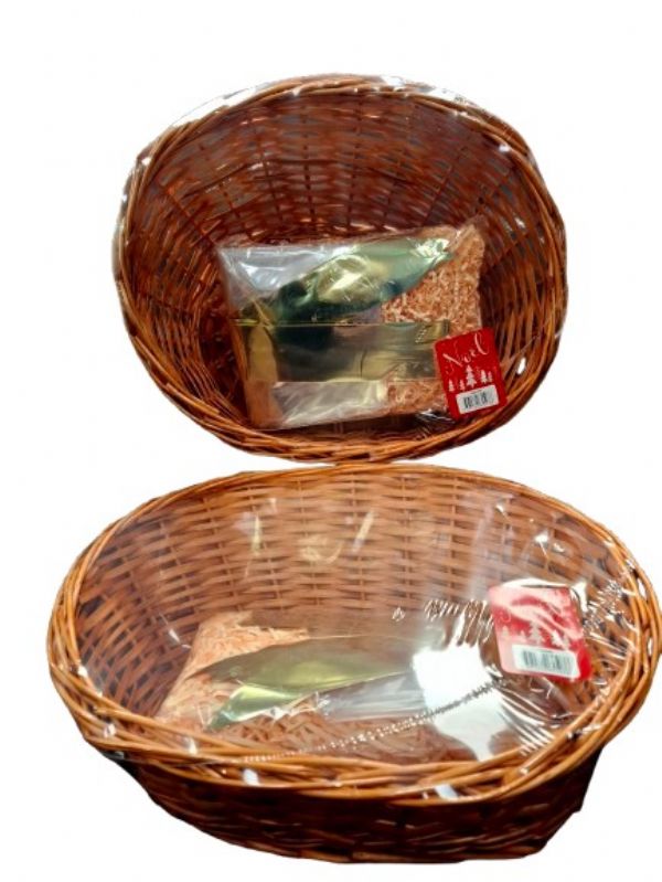Photo of Oval Wicker Hamper Kit 390mmx320mm Pk12