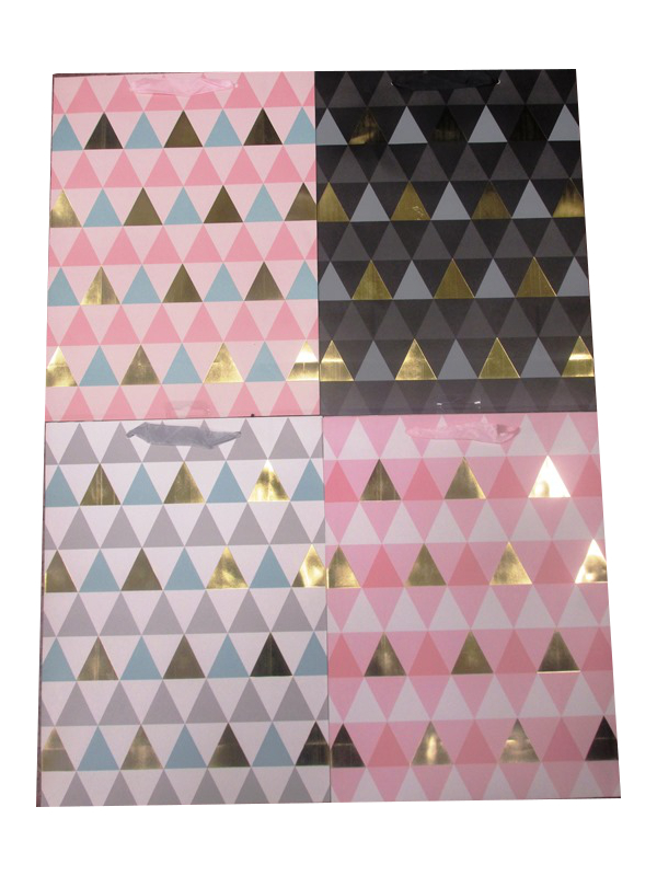 Image of Triangles Ex Large Gift Bag Pack 12