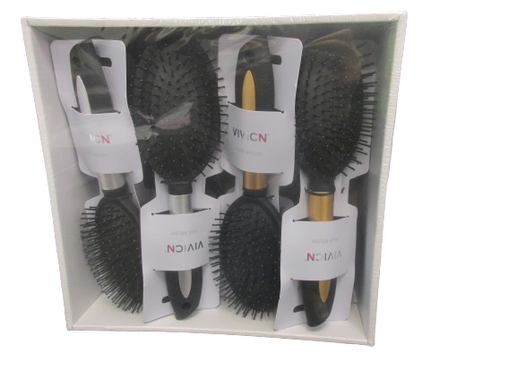 Image of Vivicn Paddle Hair Brush Pack 12