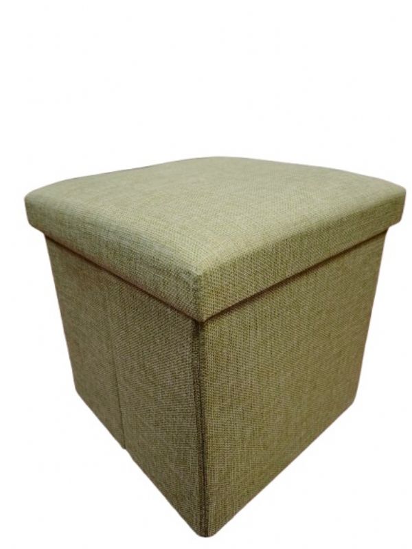Photo of Green Storage Box/stool Padded Pk20