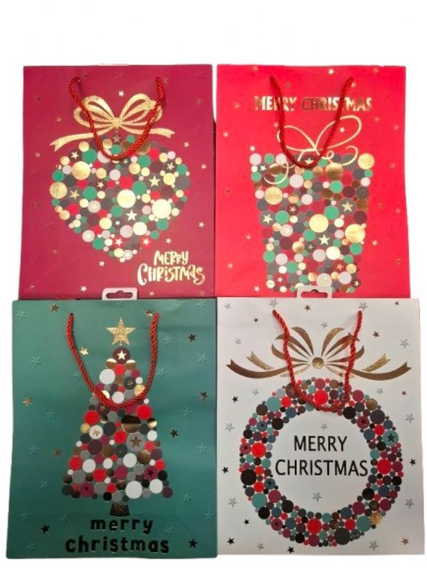 Photo of Large Xmas Baubles Gift Bag Pk12