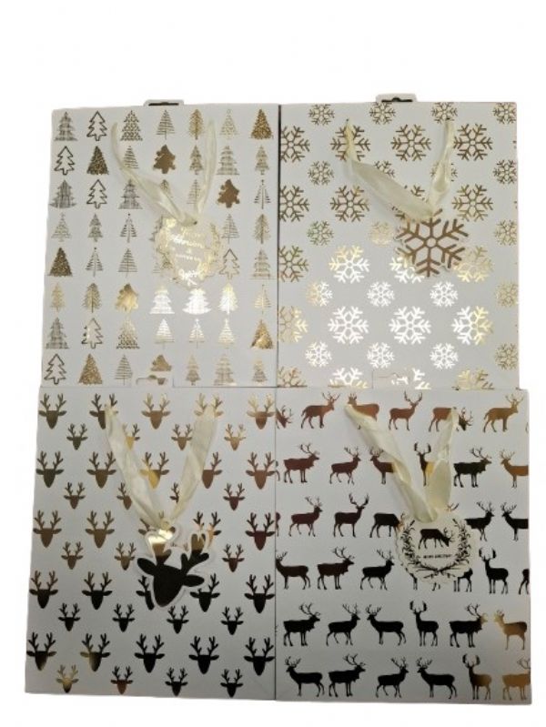 Photo of Large Merry Xmas/ Happy New Year Giftbag Pk12