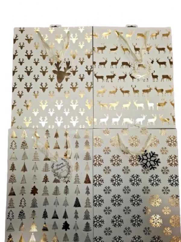 Photo of Exlarge Merryxmas/happy New Year Giftbag Pk12
