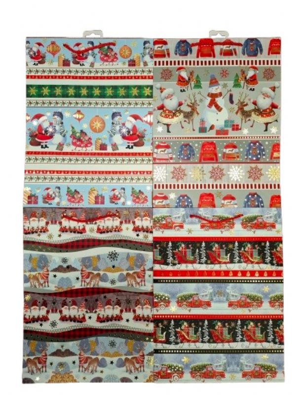 Photo of Ex Large Busy Xmas Gift Bag Pk12