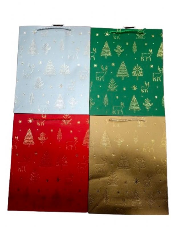 Photo of Large Christmas Tree Gift Bag Pk12