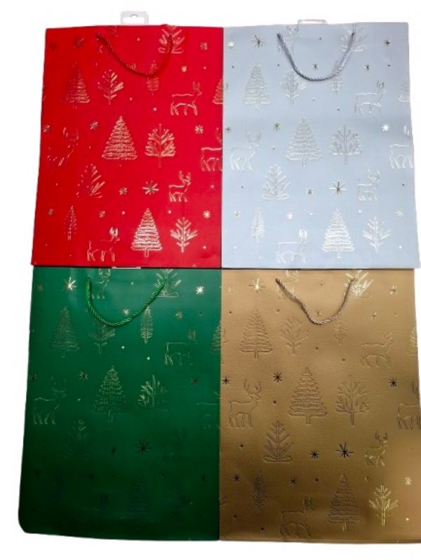 Photo of Ex Large Christmas Tree Gift Bag  Pk12