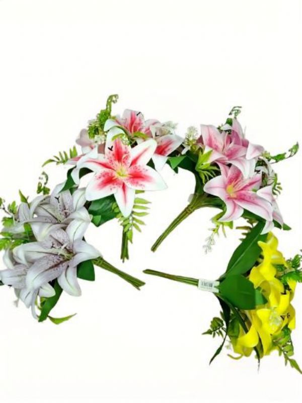 Photo of Bunch Of 6 Oriental Lilly Asst Pk12