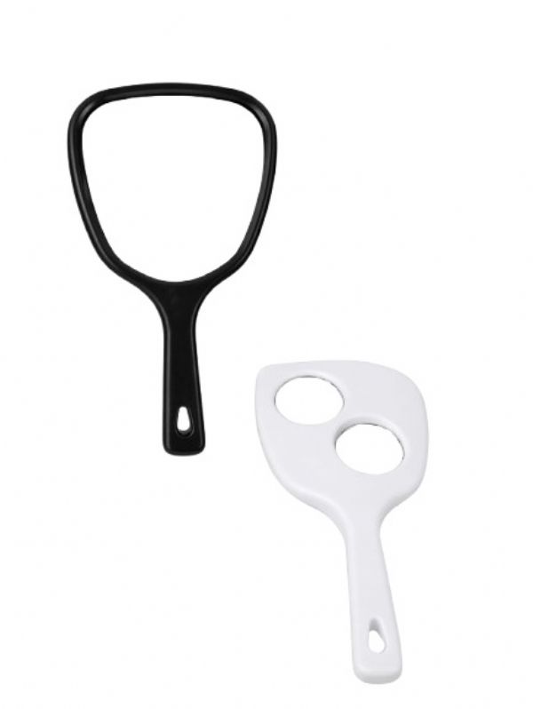 Photo of Triple Hand Held Mirror Black/white Pk12